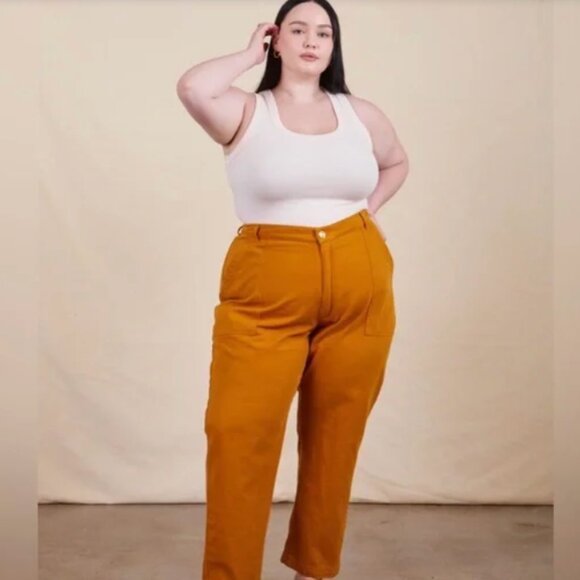 Big Bud Press Work Pants Mustard Yellow - Picture 2 of 3